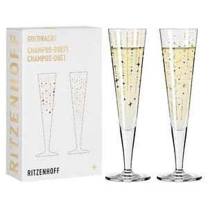 Sektgläser Goldnacht Champus Duett by S.Eikler Ritzenhof Herbst 2024 - Bild 1 von 8