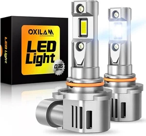 OXILAM Combo White 6500K LED Headlight Kit 9005 H11 Bulbs High + Low Beam New - Imagen 1 de 34