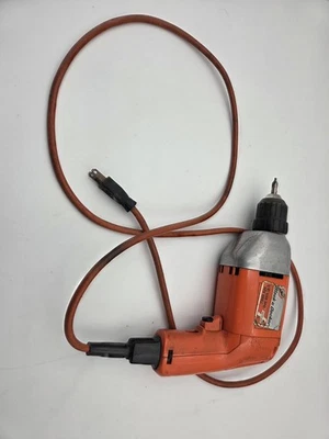 Black & Decker 3/8 Corded Drill Model 7190 Tested Reversing Works READ* - Image 1 of 3