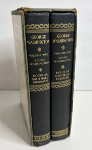 GEORGE WASHINGTON von Douglas S. Freeman Band 1 & 2 m. Schuber, 1. Auflage 1948 - Bild 1 von 14