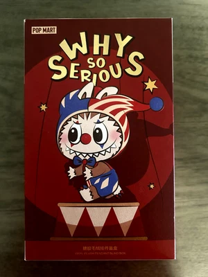POP MART LABUBU- Why So Serious Silver Mist Clown Nova Caixa Fechada! - Imagem 1 de 4