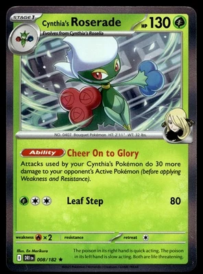 Cynthia's Roserade 008/182 SV10: Destined Rivals - Image 1 of 2