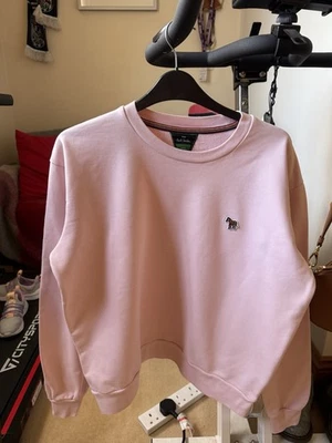 Sudadera Paul Smith Rosa Logo Cebra Talla L Foto 1 de 4