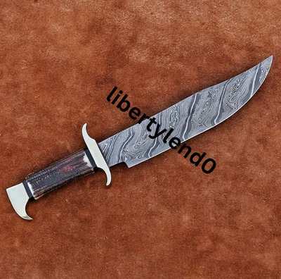 15" Handmade Bowie Hunting Knife – Perfect Gift for Outdoor & Knife Lovers, - Image 1 of 4