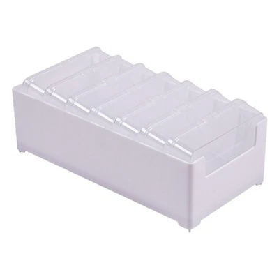 Cable Storage Box with Lid Cable Cord Organizers with 7 Removeable Compartments - Image 1 of 4