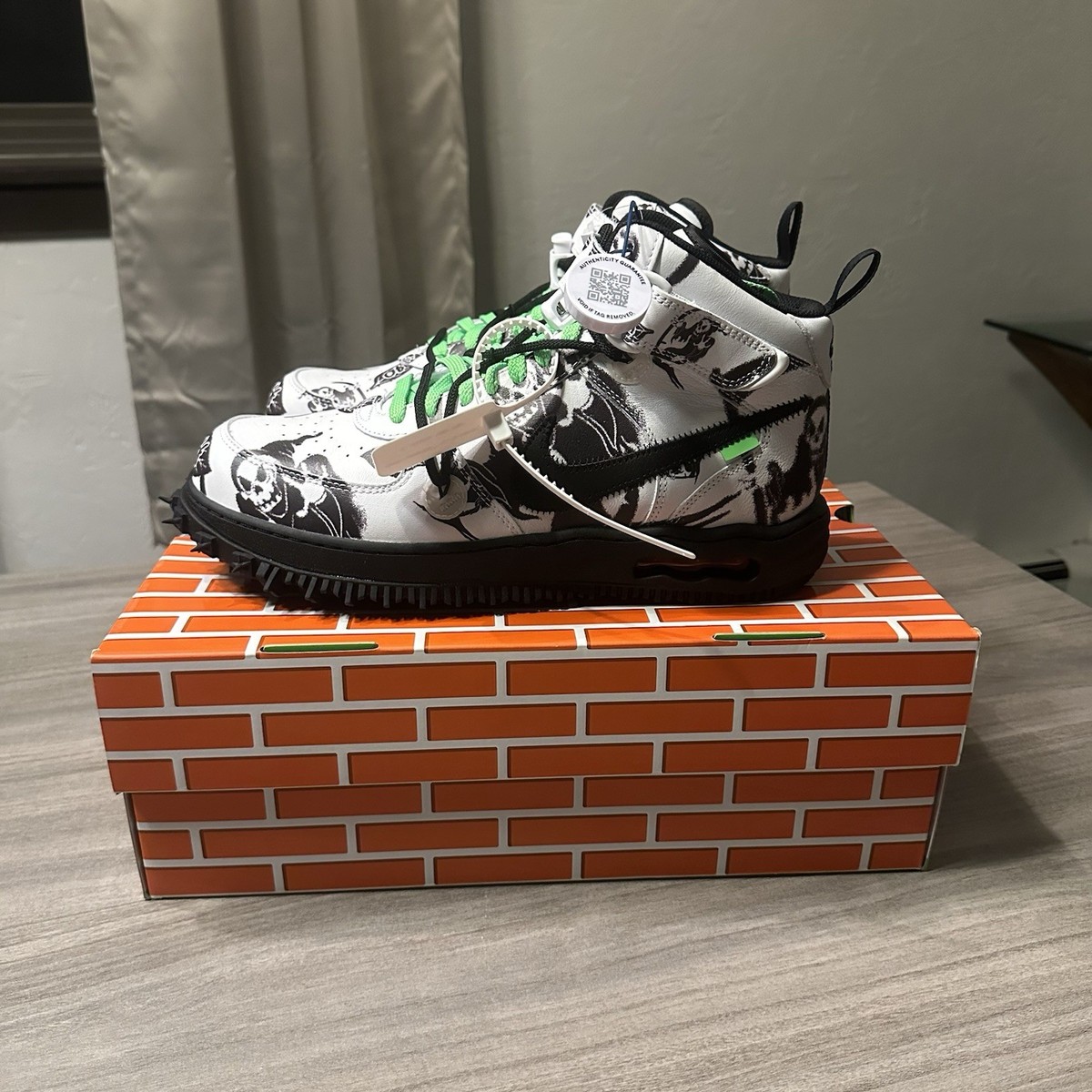 Nike Off-White x Air Force 1 SP Leather Mid Grim Reaper