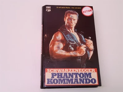 Phantom Kommando 1985 VHS German PAL CBS Fox Video Hartbox Arnold Schwarzenegger - Bild 1 von 4