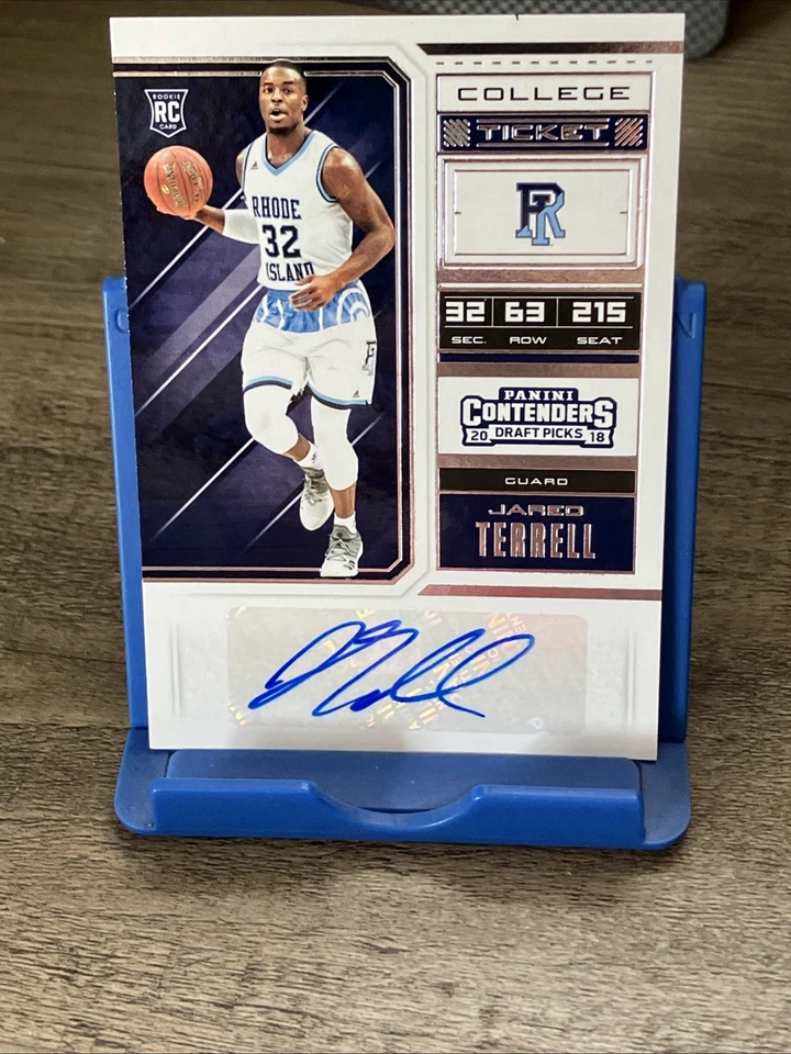 2018 Panini Contenders Draft Picks - College Ticket Jared Terrell #99 (AU, RC) - Image 1 of 2