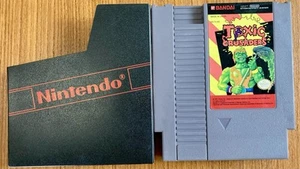 NES ~ TOXIC CRUSADERS Nintendo Game 3 Screw NES-TX-USA Cart + Sleeve NTSC - Picture 1 of 14