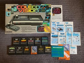 Coleco ColecoVision Console w/ 11 Games - Good Condition - Tested