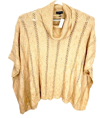 Lane Bryant свитер/пончо sz 22-28 оранжевый новый с Ярлыками $59.99 Lagenlook beach прикрыть - Изображение 1 из 4