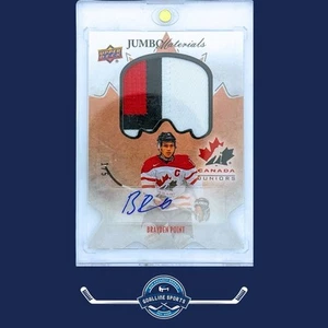 2016 TEAM CANADA #JS-BP BRAYDEN POINT JUMBO MATERIALS PATCH AUTO /5 - Picture 1 of 2