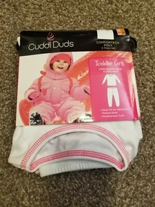 new 2 piece GIRLS CUDDL DUDS comfortech POLYESTER warmth 2T/3T - Picture 1 of 3
