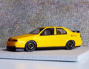 CUSTOM 1/43 Minichamps Alfa Romeo 155 FIA Super Touring 1994 Plain Body Yellow - Imagen 1 de 19