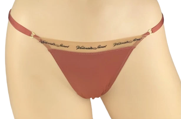 Calcinha fio dental VICTORIAS SECRET LOGOTIPO BORDADO MUITO SEXY CINTURA BAIXA XS S M L XL XXL - Imagem 1 de 1