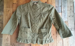 Chaqueta Niotto Talla XS Bolsillos Abotonados Caqui - Imagen 1 de 11