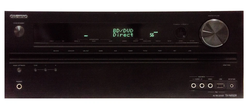 Onkyo TX-NR509 5.1 Channel Network A/V Receiver Tested/Works. - Image 1 of 3