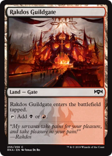 4x Rakdos Guildgate (255) ~ Near Mint Ravnica Allegiance MTG Magic x4 4 Ultimate - Image 1 of 1