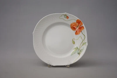 Meissen  Wellenspiel Relief Wilder Mohn Teller Ø 22,5 cm UNBENUTZT UVP 339,00€ - Bild 1 von 3
