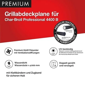 Premium Grill Abdeckhaube für Char-Broil Professional 4400B - Bild 1 von 8