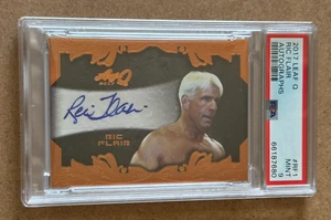 2017 Leaf Q Nature Boy RIC FLAIR Wrestling SIGNED Autographed AUTO Card PSA 9 - Picture 1 of 12