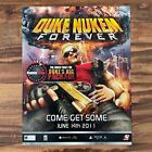 Duke Nukem Forever 2011 Videospiel Store Display Schild 22x28 ERHALTEN SIE EINE Promo!