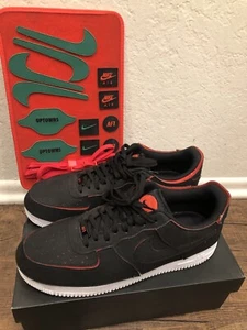 Size 11.5 - Nike Air Force 1/1 Low Black Or Red Or Mix Between Them- DD2429-001 - Picture 1 of 5