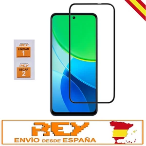 Cristal Templado Completo para VIVO Y19s Protector Pantalla Negro p2124 vr - Imagen 1 de 15