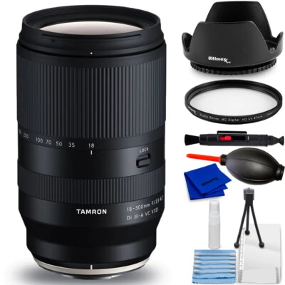 Tamron 18-300mm f/3.5-6.3 Di III-A VC VXD Lens for FUJIFILM X - Accessory Bundle - Image 1 of 4