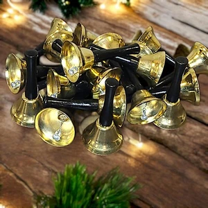20 Pcs Gold Hand Dinner, Service, Wedding Bells - Picture 1 of 4