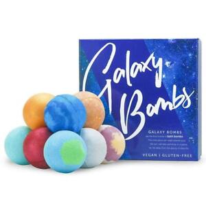 Galaxy Bath Bombs, Solar System Bath Bomb Set, 9 piece large bath bombs Gift set
