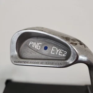 Ping EYE 2 EYE2 Einzel 6 eisenblau gepunkteter Stahl steifer Flex RH Golfschläger - Bild 1 von 6