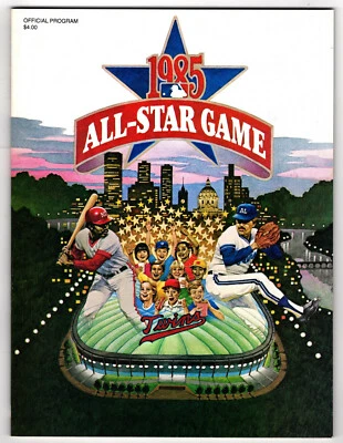 1985 MLB ALL-STAR GAME PROGRAM Metrodome Minneapolis Minnesota NICE SHAPE - Image 1 of 2