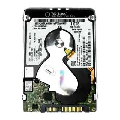 Western Digital 1TB WD10S21X Native Hybrid 8GB NAND SATA 2.5" Laptop Hard Drive - Image 1 of 3