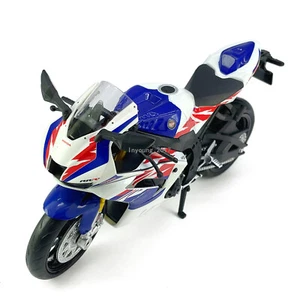 1:12 Honda CBR 1000RR-R Fireblade Motorcycle Model Diecast Toy Vehicle White - Picture 1 of 8