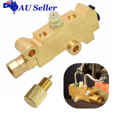 Proportioning Valve PV2 Brass Disc/Drum Disc Front Drum Rear Brake+Bleeder Tool  - image 1 of 4