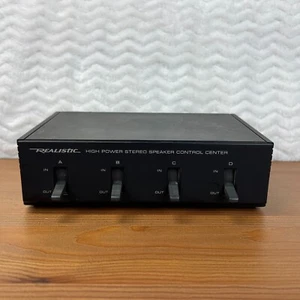 Radio Shack Realistic High-Power Stereo Speaker Control Center 40-136 Vintage - Picture 1 of 14