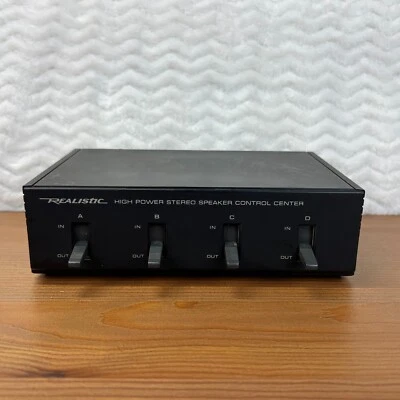 Radio Shack Realistic High-Power Stereo Speaker Control Center 40-136 Vintage  - Image 1 of 4
