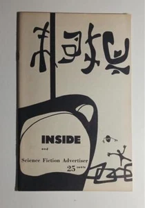 INSIDE & SCIENCE FICTION ADVERTISER FANZINE JAN 1955 JIM HARMON ROSS ROCKLYNNE - Foto 1 di 7