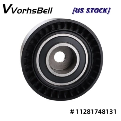 Drive Belt Idler Pulley for BMW 525i 325i 318i Z3 X5 11281748131 11281726343 New - Image 1 of 4