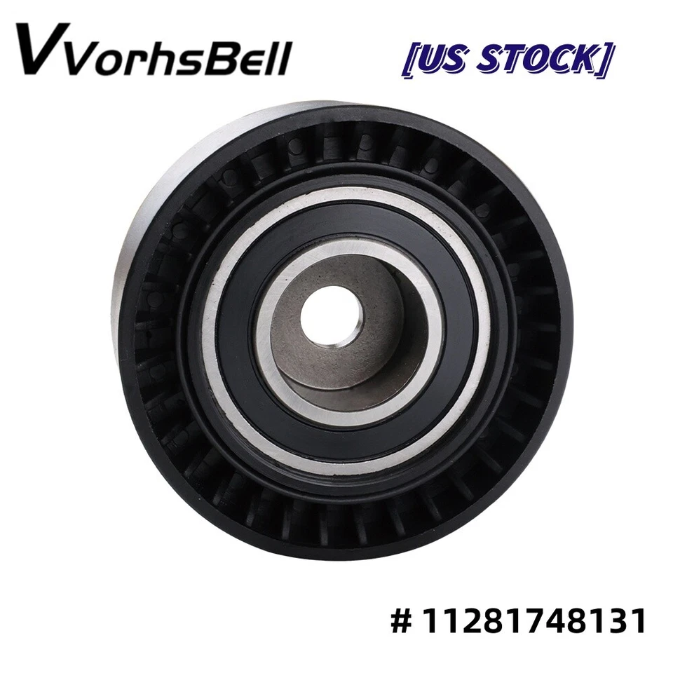 Drive Belt Idler Pulley for BMW 525i 325i 318i Z3 X5 11281748131 11281726343 New - Image 1 of 4