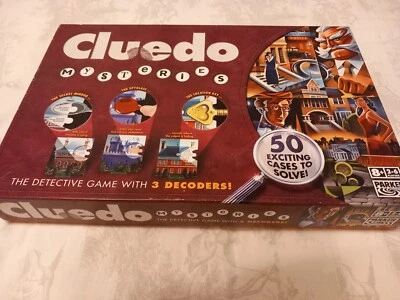 Cluedo Mysteries Board Game 2005 50 Exciting Cases To Solve - Image 1 of 4