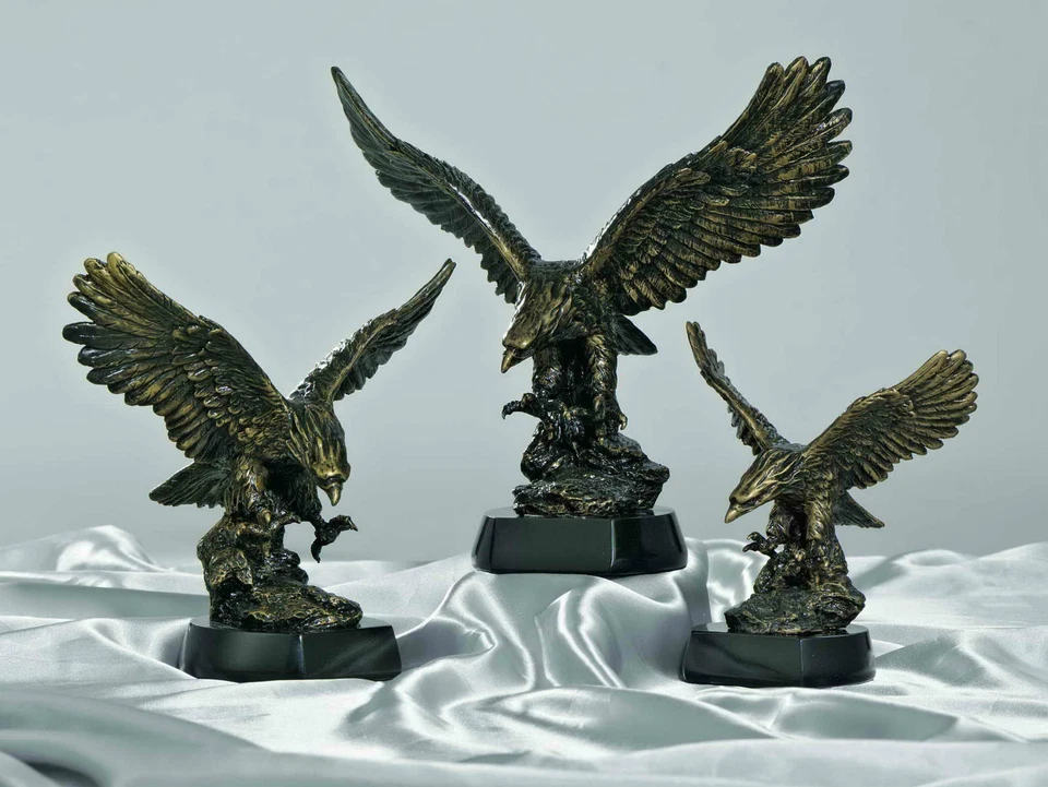 FDPOKALE Sieger Figur Adler Award Auszeichnung incl. Gravur auf Alluminium Pokal Award