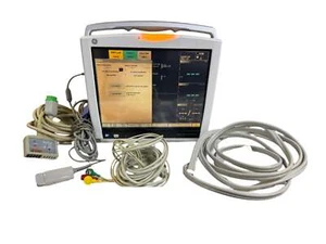 GE Carescape B450 Touch Screen Patient Monitor with accessories - Picture 1 of 8