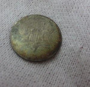 1856 Three Cent / 3-Cent Silver (Set Break) (Scratches) (Estate Fresh) - Picture 1 of 3