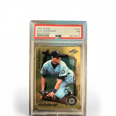 Psa 7 1995 Score Alex Rodriguez Gold Rush  - Image 1 of 2
