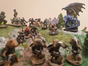 Vintage Original Dungeons & Dragons Wizards Painted Minatures DnD RPG RARE USED - Bild 1 von 210