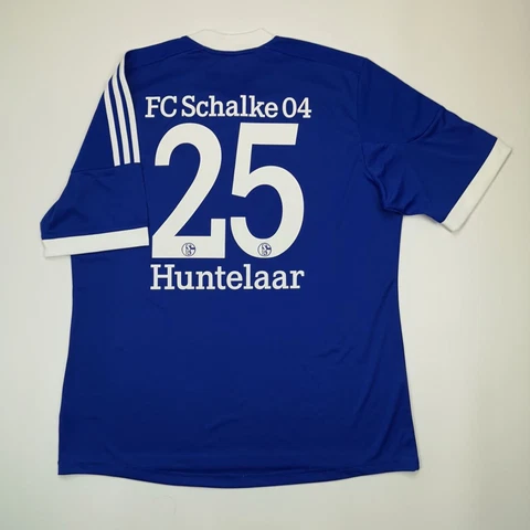Hunteraal Schalke 04 2013 2014 Home Football Shirt Soccer Jersey Adidas X50156 Cover