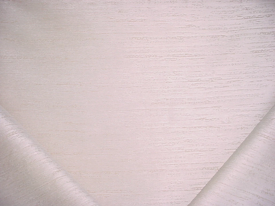 3Y Lee Jofa 2014125 Noor Ivory Soft White Strie Chenille Upholstery Fabric - Image 1 of 4