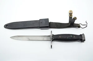 US M7 BOC Bayonet For Experimental M16A1 Rifle Sniper Version M10 Scabbard Vtg - Picture 1 of 24